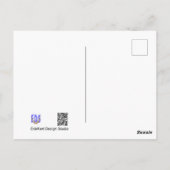 恐竜顧客。文字ハッピーバースデーはがき ポストカード (裏面)