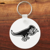 恐竜食べのイエズス魚 キーホルダー (正面)