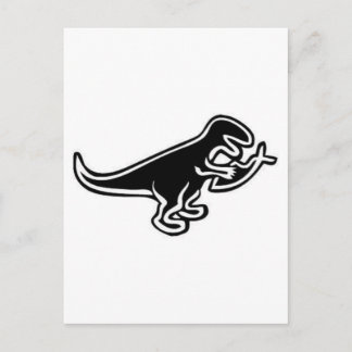 恐竜食べのイエズス魚 ポストカード