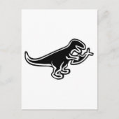 恐竜食べのイエズス魚 ポストカード (正面)