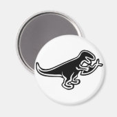 恐竜食べのイエズス魚 マグネット (正面/裏面)