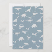 恐竜４さいのお誕生日会　４つのＡのサウルス・パーティー 招待状 (裏面)