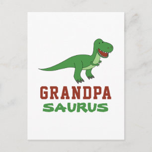 恐竜ＴＲＥＸおじいちゃんアブエロ・グランパサウルス ポストカード