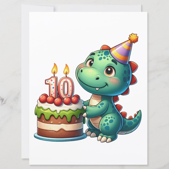 恐竜10歳の誕生日 (正面)