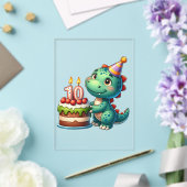 恐竜10歳の誕生日 アクリル招待状 (インサイチュ (ウェディング))