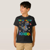 恐竜100日の子供 Tシャツ (正面フル)