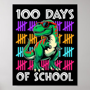 恐竜100日の学校先生学生少年K ポスター