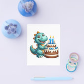恐竜11歳の誕生日 チラシ (シングル)