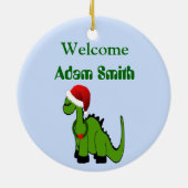 恐竜1stクリスマス セラミックオーナメント (裏面)