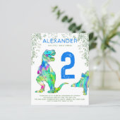 恐竜2nd誕生日パーティージャングルバジェットブルー (スタンド正面)