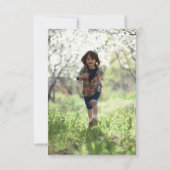 恐竜3モダンレックス誕生日招待状 招待状 (裏面)