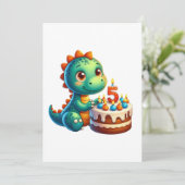 恐竜5歳の誕生日 シーズンカード (スタンド正面)