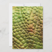 恐竜5th誕生日パーティーへの招待 – 少年へ 招待状 (裏面)