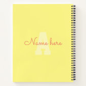 恐竜5th誕生日パーティーマイルストーンゲストブック ノートブック (裏面)