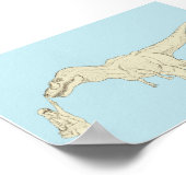 恐竜6x4 ポスター (角)