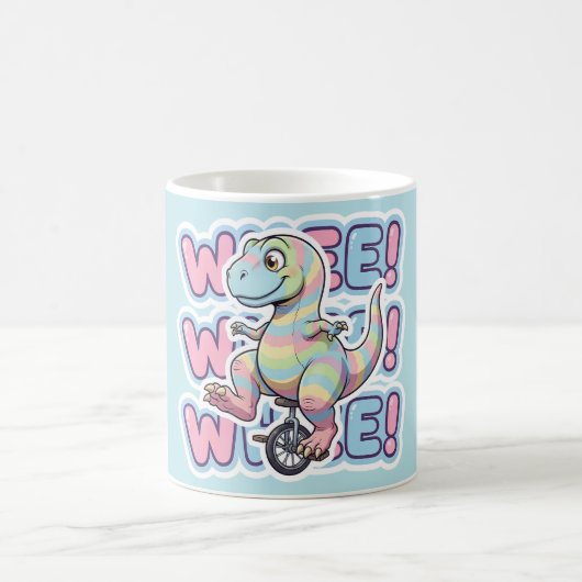 恐竜、ウィー! コーヒーマグカップ (中央)