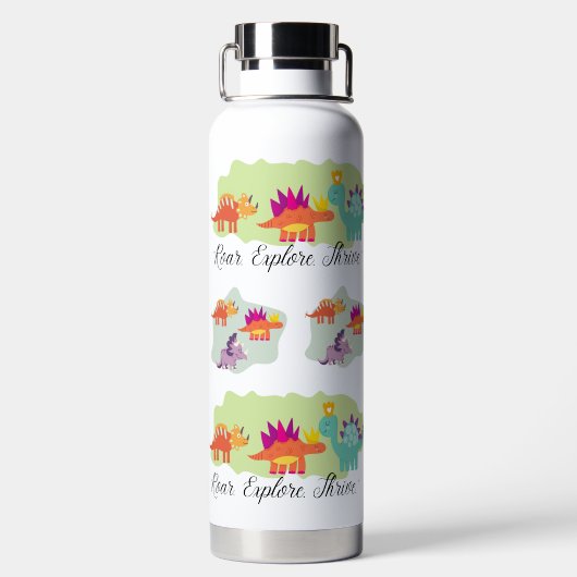 恐竜 ウォーターボトル (背面)
