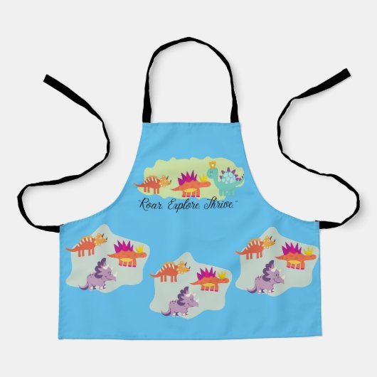 恐竜 エプロン (正面)