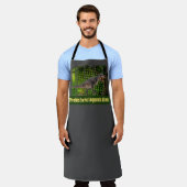 恐竜 エプロン (着用した状態)