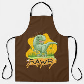 恐竜 エプロン (正面)