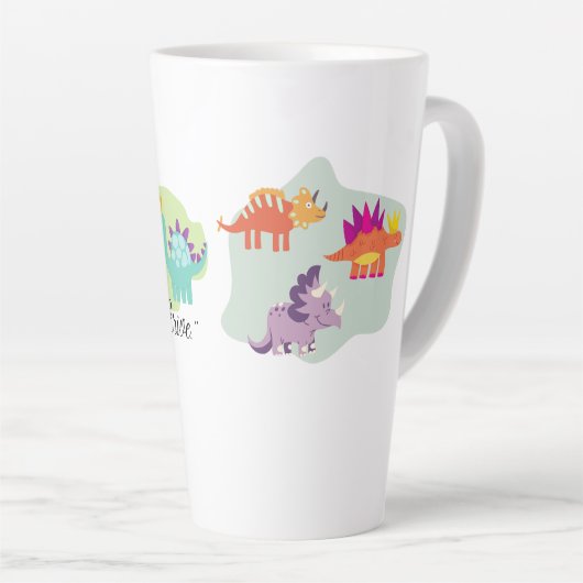 恐竜 カフェラテマグ (右アングル)