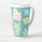 恐竜 カフェラテマグ (右アングル)