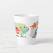 恐竜 カフェラテマグ (正面)