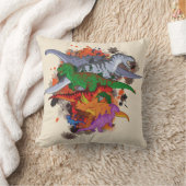 恐竜 クッション (ブランケット)