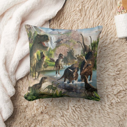 恐竜 クッション (ブランケット)