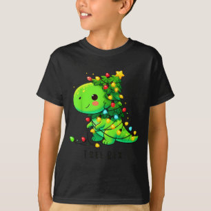 恐竜 クリスマスツリー レックス パジャマ メンズ ボーイズ Xmas Tシャツ