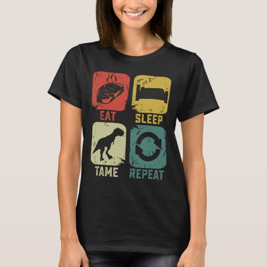 恐竜 ゲーム ゲーマー 笑える グッズ Tシャツ (正面)