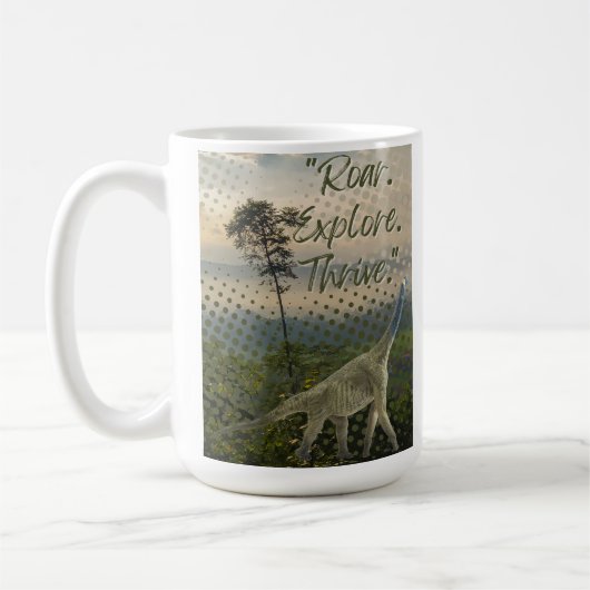 恐竜 コーヒーマグカップ (左)