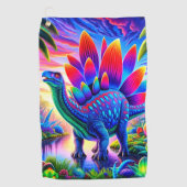 恐竜 ゴルフタオル (正面)