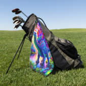 恐竜 ゴルフタオル (グリーン)