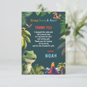 恐竜 サンキューカード (スタンド正面)