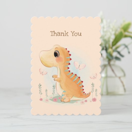 恐竜 サンキューカード (スタンド正面)