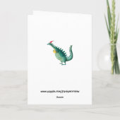 恐竜-サンタクロースの助手 シーズンカード (裏面)