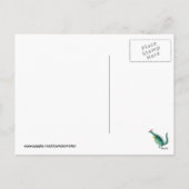 恐竜-サンタクロースの助手 シーズンポストカード (裏面)