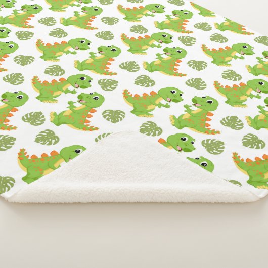 恐竜！シェルパ毛布 シェルパブランケット (3/4)