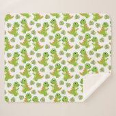 恐竜！シェルパ毛布 シェルパブランケット (正面(横))