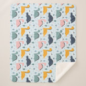 恐竜！シェルパ毛布 シェルパブランケット (正面)