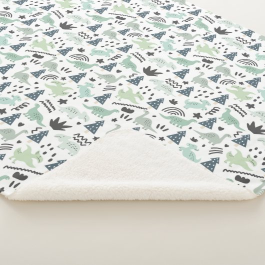 恐竜！シェルパ毛布 シェルパブランケット (3/4)