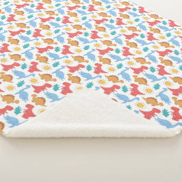 恐竜！シェルパ毛布 シェルパブランケット