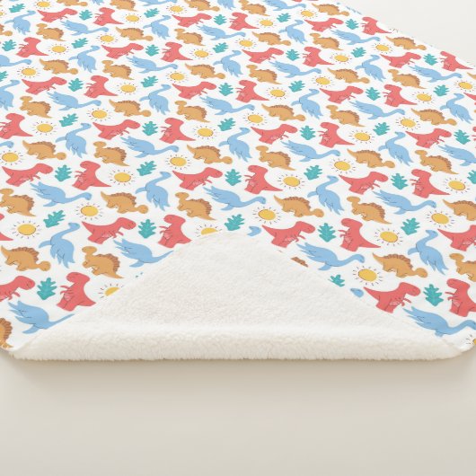 恐竜！シェルパ毛布 シェルパブランケット (3/4)