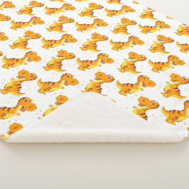 恐竜！シェルパ毛布 シェルパブランケット