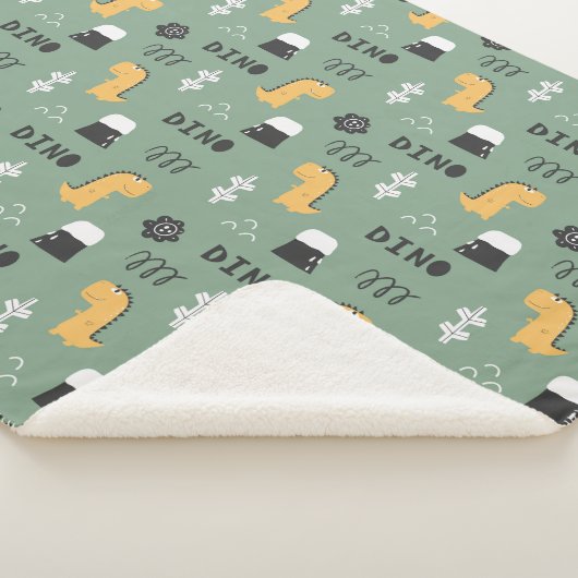 恐竜！シェルパ毛布 シェルパブランケット (3/4)