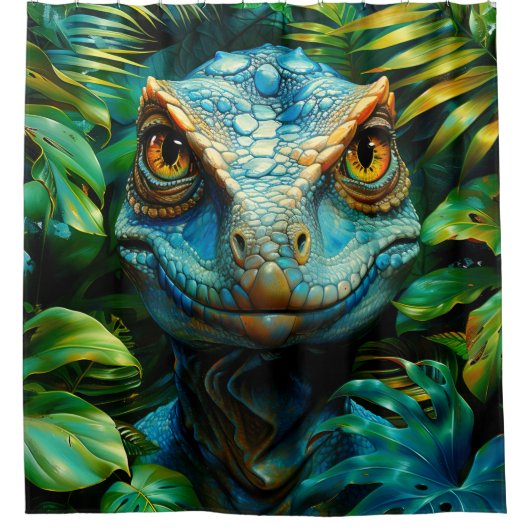 恐竜 シャワーカーテン (正面)