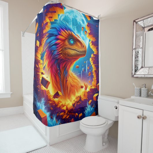恐竜 シャワーカーテン (インサイチュ)