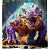 恐竜 シャワーカーテン (正面)