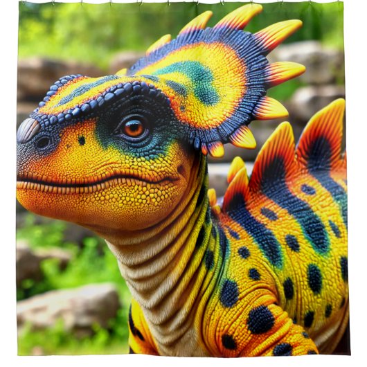 恐竜 シャワーカーテン (正面)